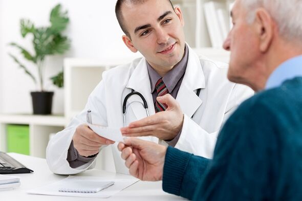 Go to the doctor due to the high pathological in men