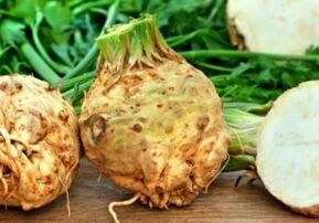 Celery root is a men's health product.