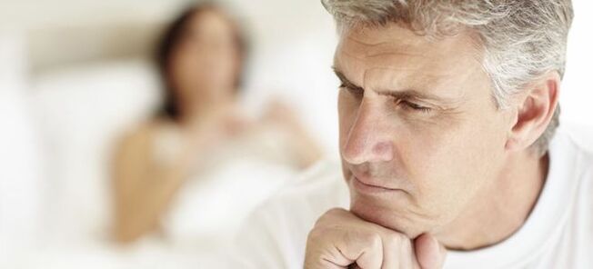 The man thought about the reasons for the decrease in potency.
