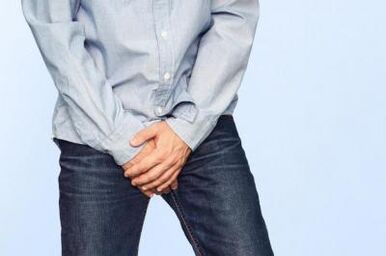 The lubrication of a man when he gets excited